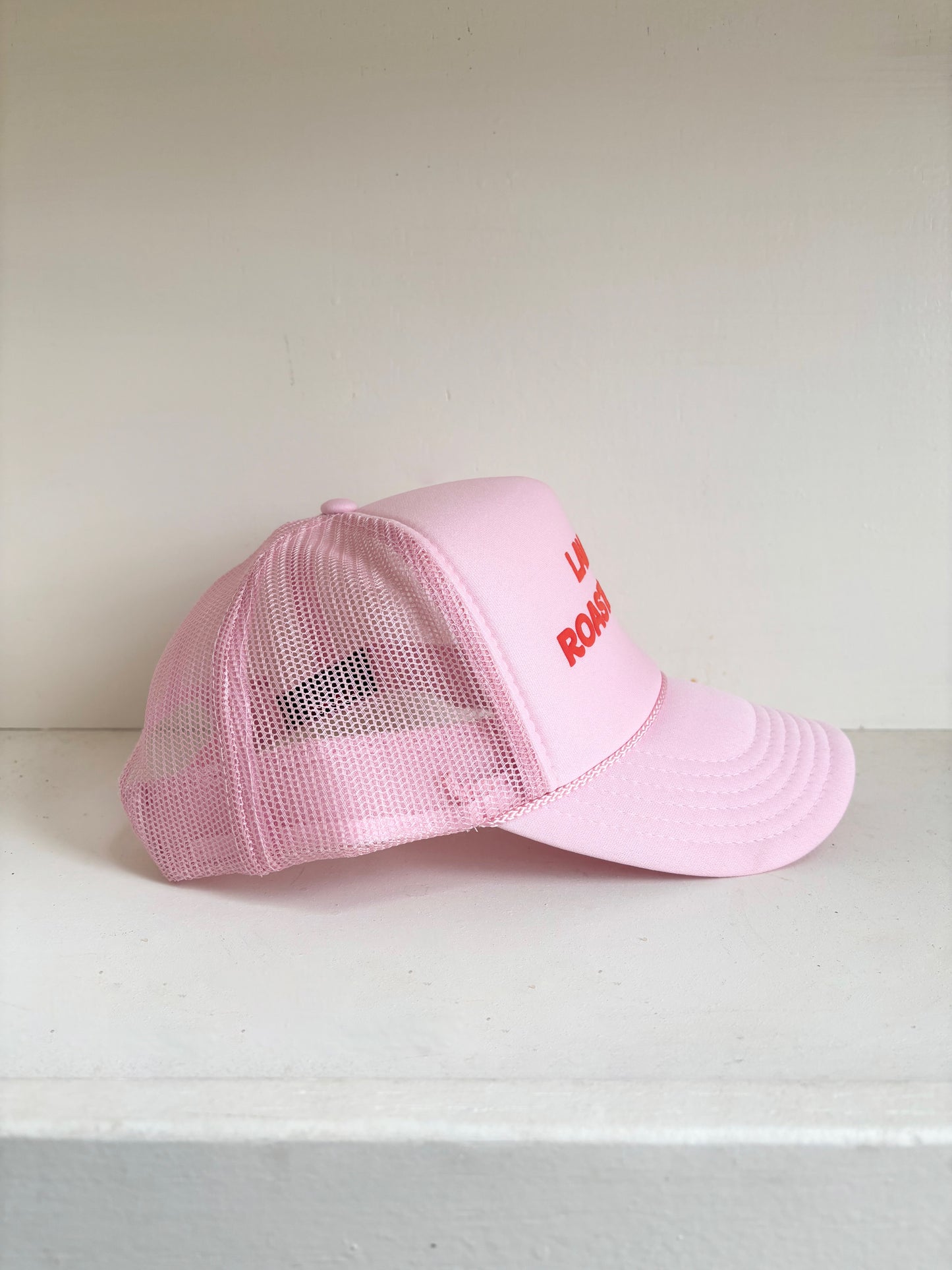 LaVallie Roasters & Co. Pink Trucker Hat