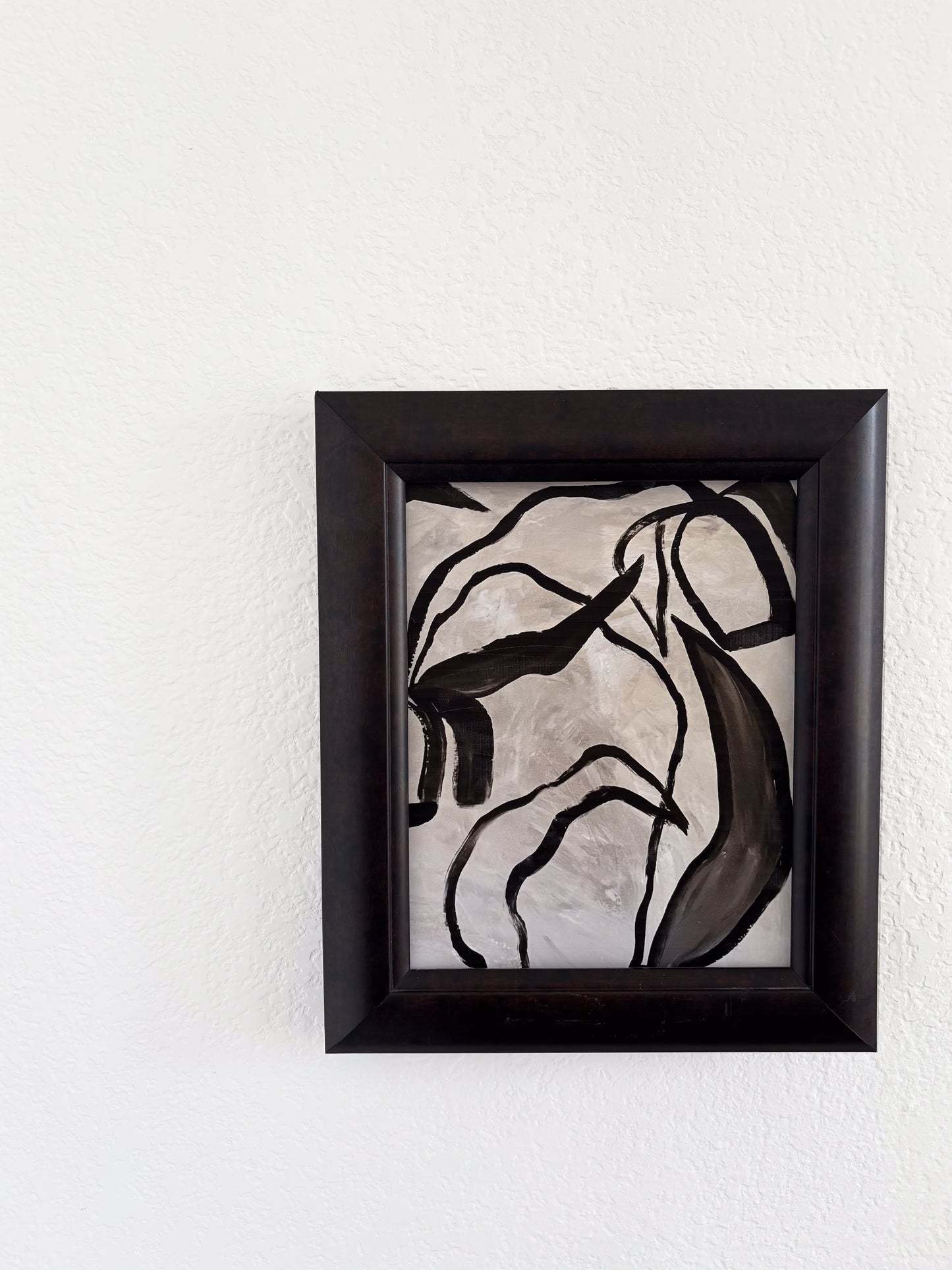 Raise Blend Black Leaf Fine Art Print