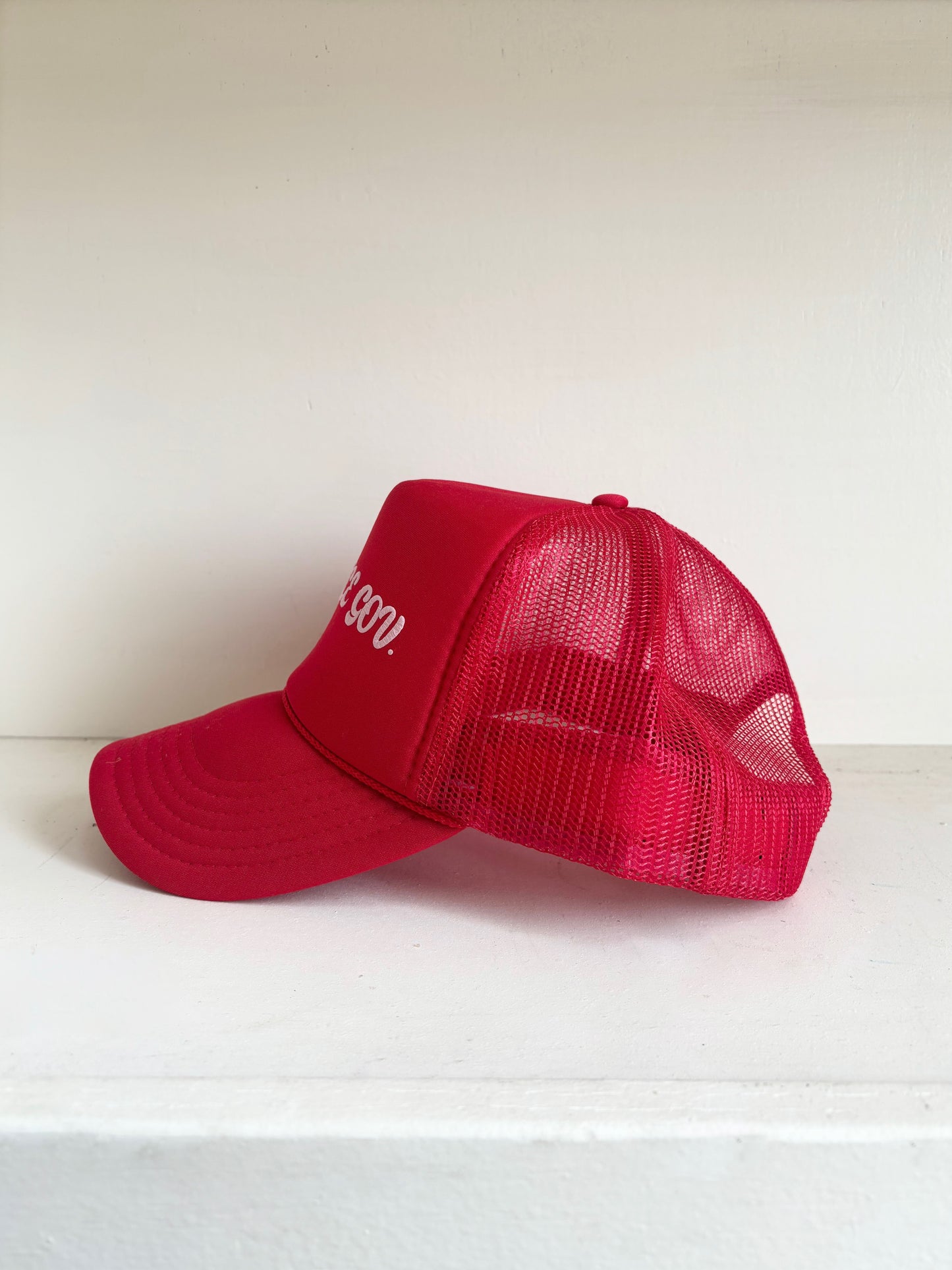 The Peace Gov. Red Trucker Hat