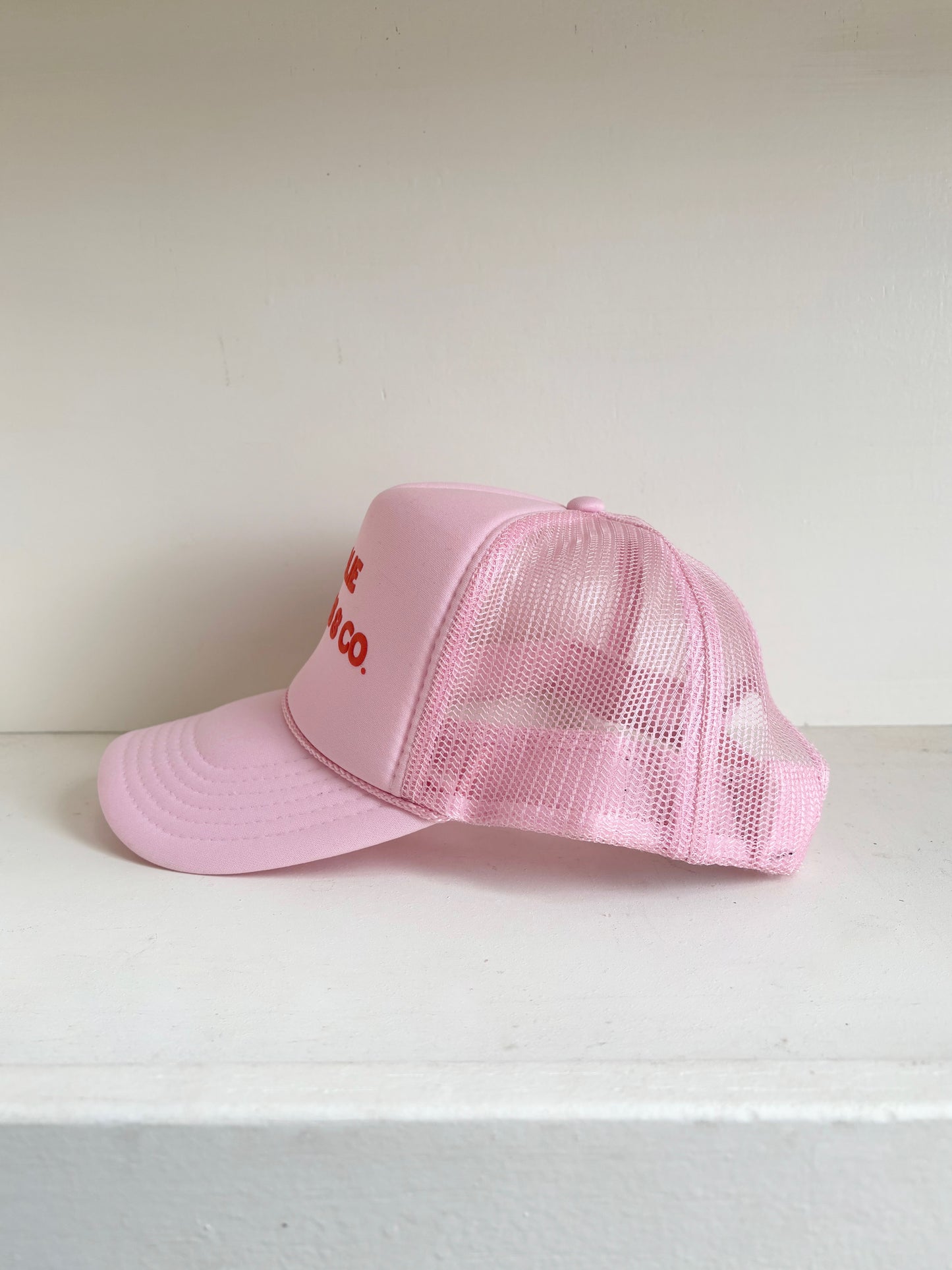 LaVallie Roasters & Co. Pink Trucker Hat