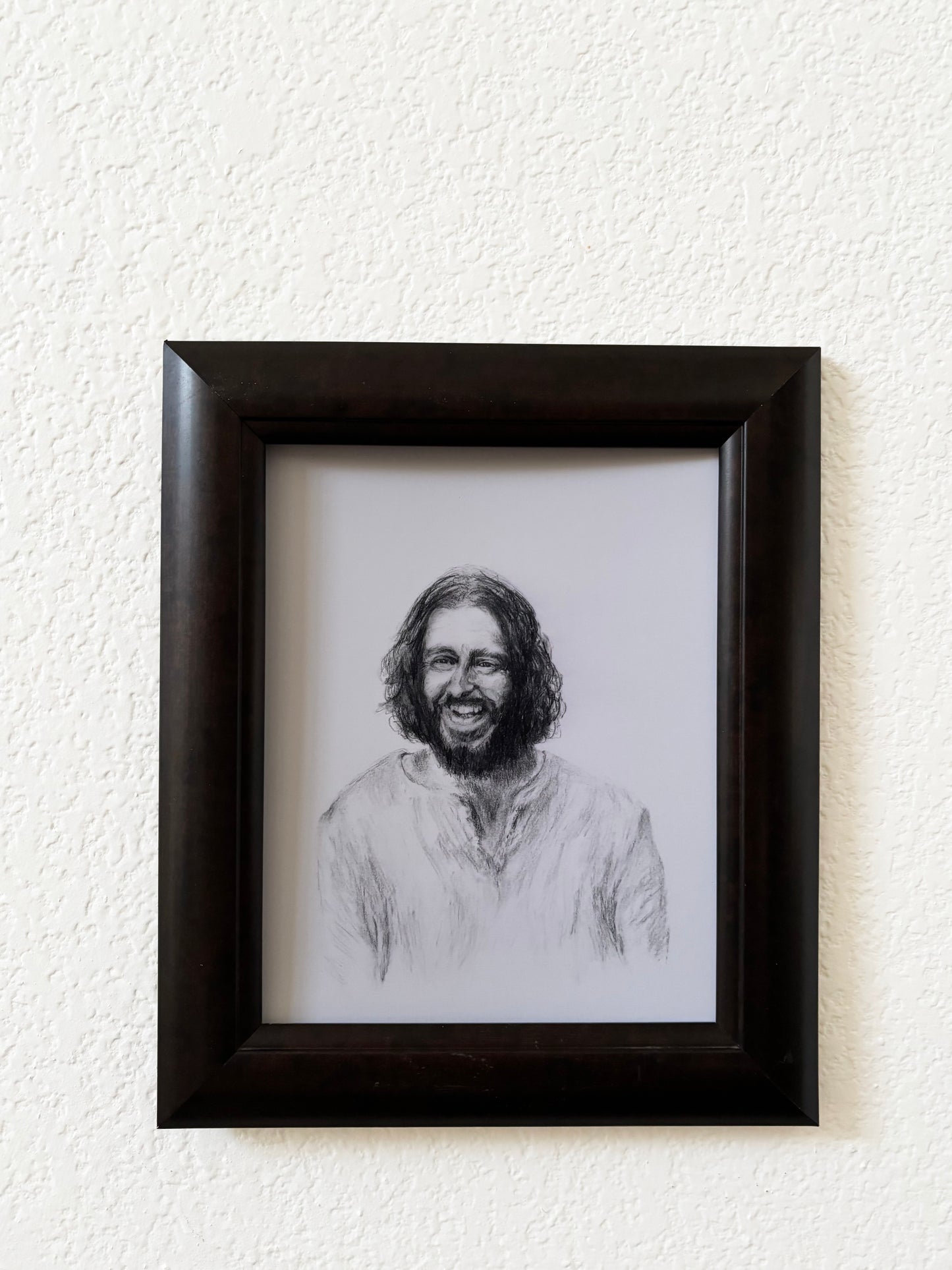 Jesus Charcoal Fine Art Print