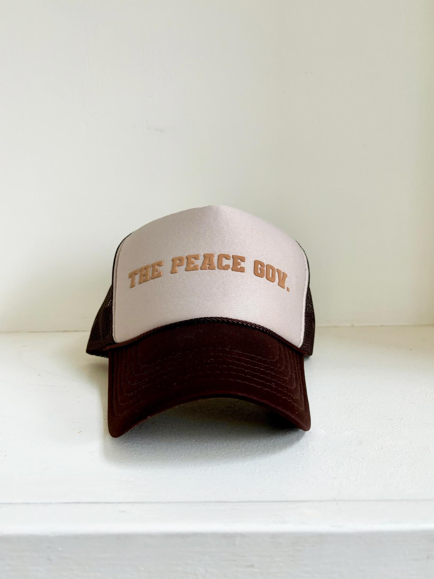 The Peace Gov. Brown Trucker Hat