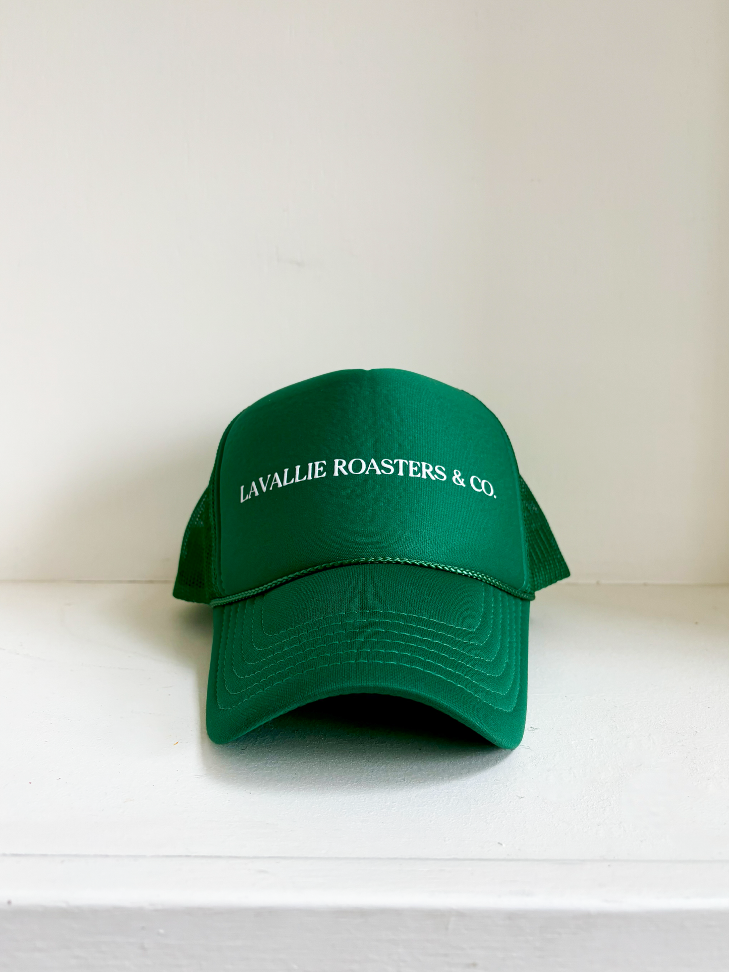 LaVallie Roasters & Co. Green Trucker Hat