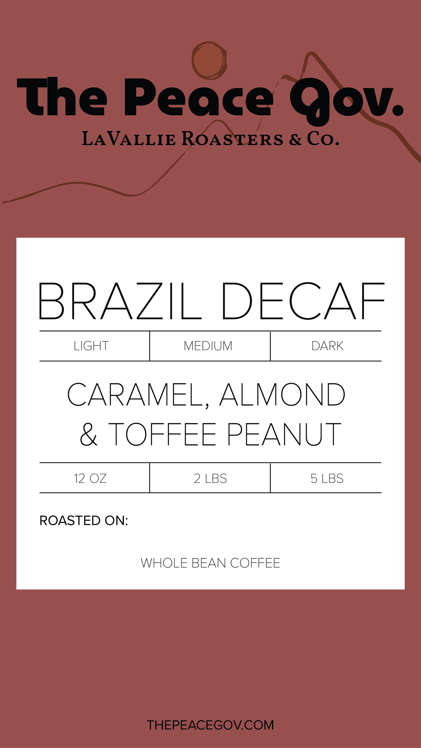 Brazil Swiss Water Processed Decaf Medium Roast