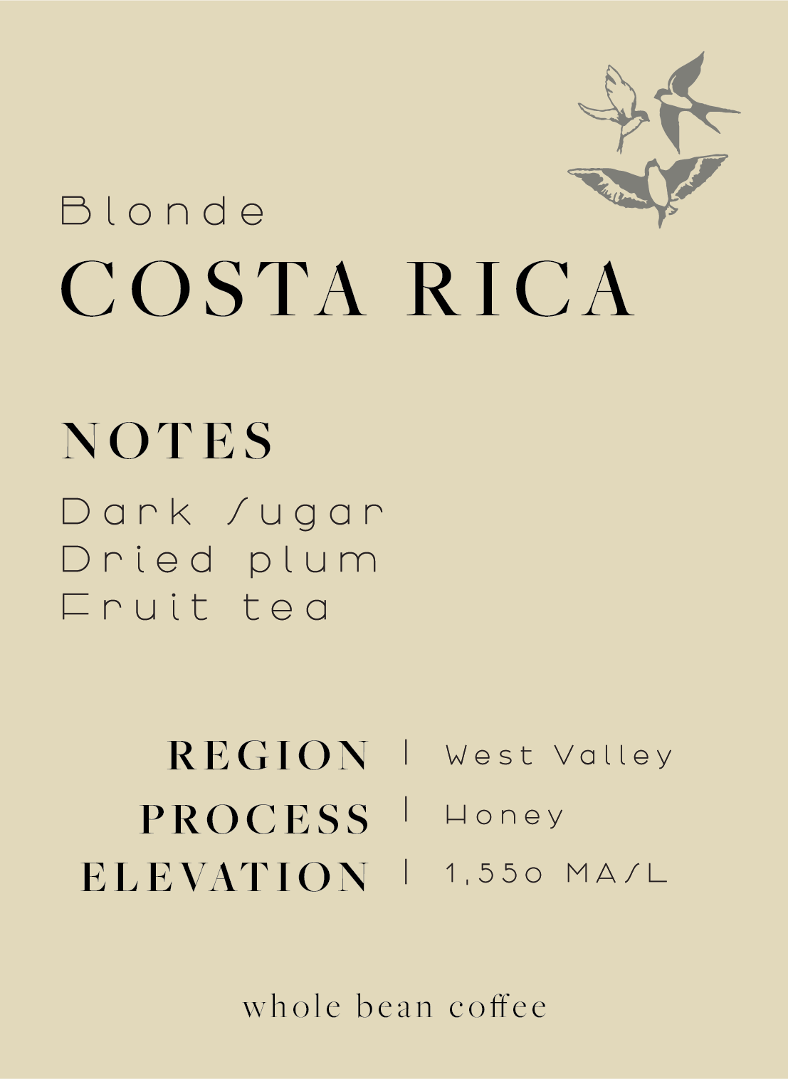 Costa Rica Blonde Roast