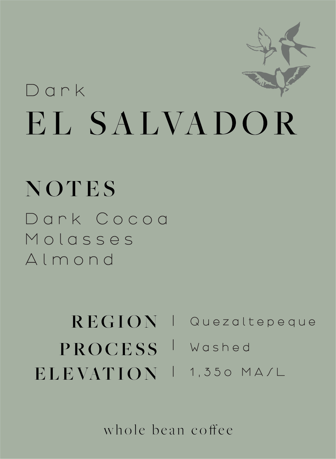 El Salvador Dark Roast