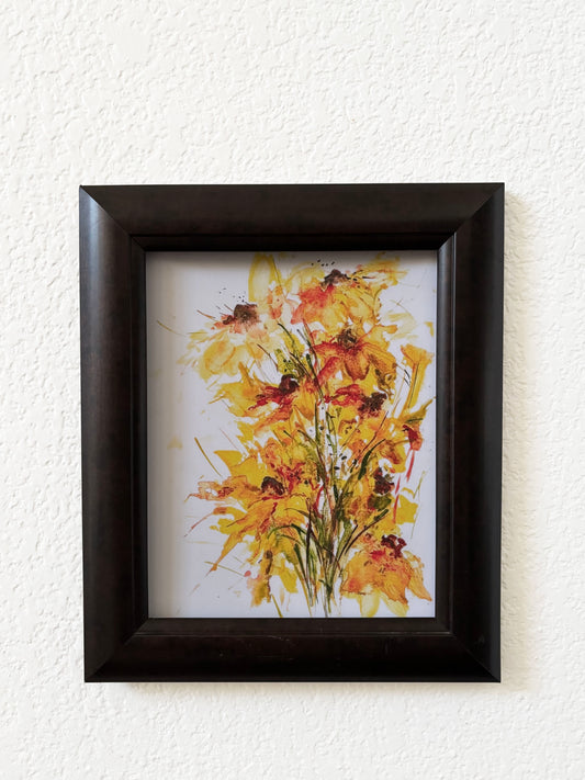 Watercolor Flowers Fine Art Print
